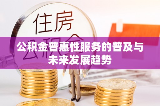 和硕公积金普惠性服务的普及与未来发展趋势