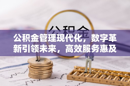 和硕公积金管理现代化，数字革新引领未来，高效服务惠及民生
