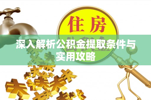 和硕深入解析公积金提取条件与实用攻略
