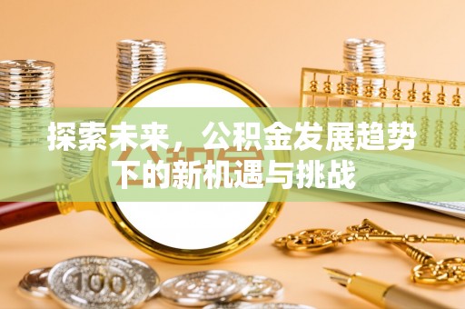 和硕探索未来，公积金发展趋势下的新机遇与挑战