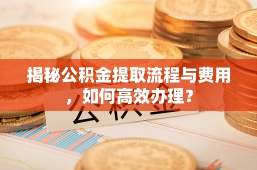 和硕揭秘公积金提取流程与费用，如何高效办理？